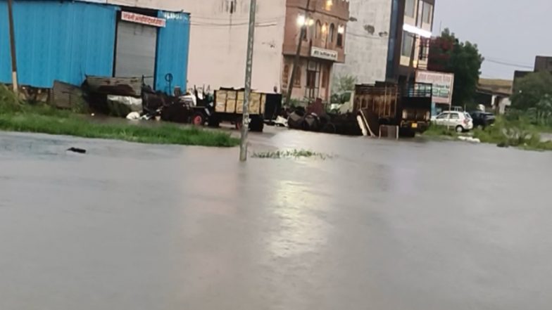 India News | Rajasthan: Waterlogging, Flooding Disrupt Life in Dausa