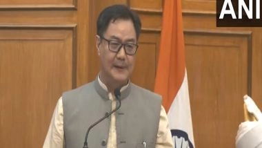 India News | If Parliament, Assemblies Don't Function, Questions Will Be Raised on Democracy: Union Minister Kiren Rijiju