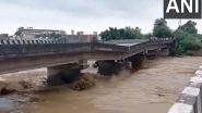 India News | J-K: Bridge Damaged by Swollen River Near Jammu-Pathankot Highway