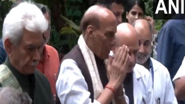 India News | Rajnath Singh Lauds Efforts of Doctor Treating Injured in Kishtwar Cloudburst Incident