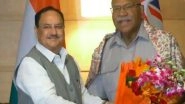 World News | Union Health Minister JP Nadda Meets Fiji PM Sitiveni Rabuka