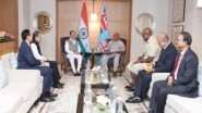 World News | Union Min Nadda Holds Talks with Fiji PM Under 'Know BJP' Initiative