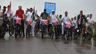 Sports News | Over 10,000 State Police Forces Join Fit India 'Sundays on Cycle' Nationwide Rally