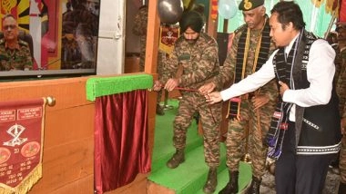 India News | Arunachal Pradesh: Senior Indian Army Official Inaugurates Cafe at Mayudia Pass in Lower Dibang Valley