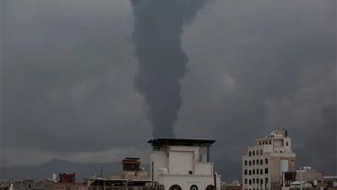 World News | Israel Strikes Power Plants, Fuel Site, Houthi Targets in Yemen