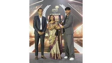 Business News | Flask Lady Dr. Urvashi Mittal Receives Inspiring Leaders Award 2025