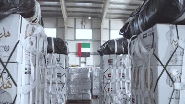 World News | UAE Carries out 80th Airdrop of Humanitarian Aid Under Birds of Goodness Operation to Support Gaza