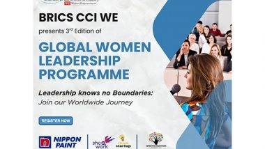 Business News | BRICS CCI WE Announces 3rd Edition of Global Women Leadership Programme to Empower Women Across Nations