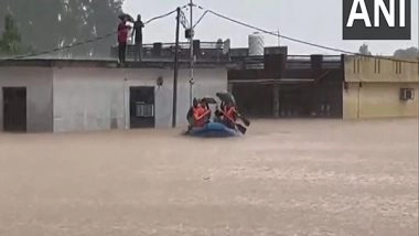 India News | Flood Alert in Jammu as Tawi River Swells After Heavy Rainfall in Several Parts
