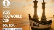 Sports News | FIDE World Cup 2025 to Be Held in Goa from November Onwards