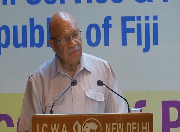 World News | Fiji PM Sitiveni Rabuka Delivers 'Ocean of Peace' Lecture in New Delhi, Calls for Pacific Unity, Stability and Maritime Harmony