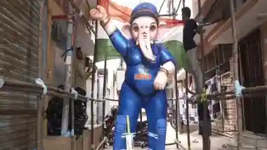 Vinayaka Chavithi 2025: Cricket-Themed ‘India Wale’ Ganesh Idol by Bal Yuva Ganesh Mandal in Hyderabad Showcases a Blend of Sports, Spirituality (View Pics and Videos)