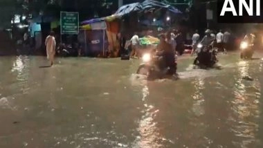 India News | Punjab: Incessant Rains Cause Waterlogging in Pathankot; Authorities Prepare Evacuation Centre