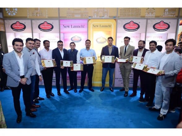 Business News | Shringar House of Mangalsutra Unveils India's First HUID Hallmarked 24 Karat Purity Gold Mangalsutra Collection at IIJS 2025