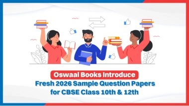 Business News | Oswaal Books Introduces Fresh 2026 Sample Question Papers for CBSE Class 10 & 12