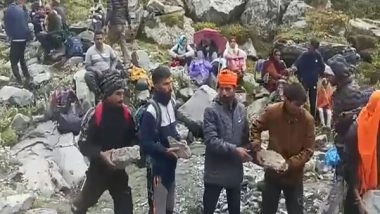India News | Several Manimahesh Yatra Pilgrims Stranded in Himachal's Chamba