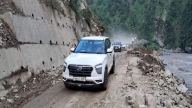 India News | Chandigarh-Manali National Highway Reopens for Small Vehicles, Restoration Work Underway