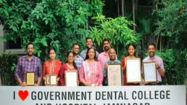 India News | Jamnagar Govt Dental College Wins National Award for Second Consecutive Year; CM Congratulates