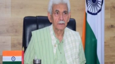 India News | J-K LG Sinha, CM Omar Abdullah Hold Meeting to Review Rescue Operations After Flash Floods Hit Jammu Area