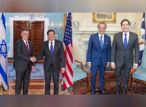 World News | US Secretary of State Marco Rubio Meets IAEA Chief Grossi Ahead of Vienna Board Meeting