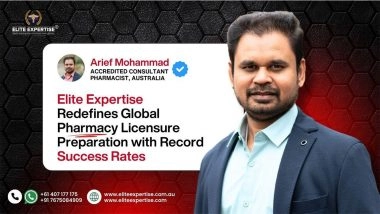 Business News | Elite Expertise Redefines Global Pharmacy Licensure Preparation with Record Success Rates