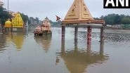 India News | MP: Temples at Ujjain's Ram Ghat Submerged as Water Level of Shipra Rises