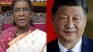World News | Chinese President Xi Jinping Congratulates President Droupadi Murmu on 75 Years of Diplomatic Ties