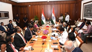 World News | Lok Sabha Speaker Om Birla Meets Sri Lankan Parliamentary Delegation