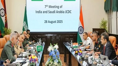 World News | India, Saudi Arabia Strengthen Defence Ties with 7th JCDC Meeting