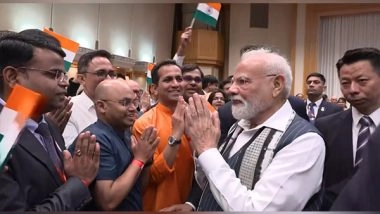 World News | Prime Minister Modi Lands in Tokyo, Welcomed with Classical, Folk Performances; Interacts with Diaspora