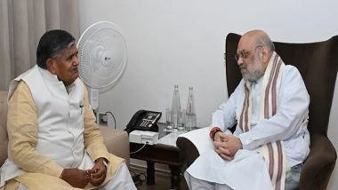India News | Punjab Governor Meets Home Minister Shah in Guwahati; Thanks Him for Rs 125 Cr Grant