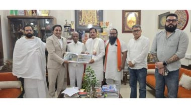 Business News | Digant Sharma Meets Union Minister Shripad Naik to Present Project SAKSHAM - A National Drive for Financial Inclusion