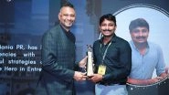 Business News | Media Mania PR Founder Jayaram Garidepally Bags 'Hero in Entrepreneurship' at Heroes of Hyderabad Awards 2025