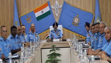India News | Shillong: Air Chief Marshal AP Singh Attends Commanders' Conference at EAC Headquarters