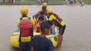 India News | Uttarakhand: SDRF Rescues 34 People, Including 21 Children, Stranded by Swollen River in Udham Singh Nagar