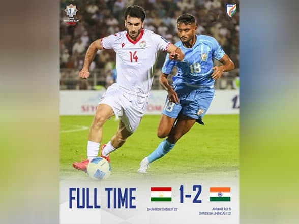 Sports News | CAFA Nations Cup: Gupreet's Penalty Save, Anwar's Attacking Magic Inspired India to 2-1 Win over Tajikistan