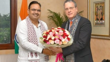 India News | Rajasthan CM Bhajanlal Sharma Meets Brazilian Envoy to Discuss Mutual Cooperation, Investment Opportunities
