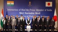 World News | PM Modi Meets Japan's Governors of 16 Prefectures, Highlights Areas of Collaboration