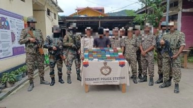 India News | Assam Rifles Recovers Narcotics Worth Rs 7.5 Crores in Manipur's Senapati