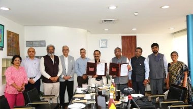 Business News | India Habitat Centre Signs MOU with NSE to Promote Financial Literacy and Investor Awareness