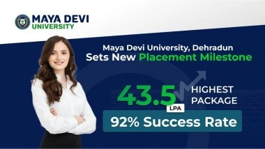 Business News | Maya Devi University, Dehradun--The Emerging Innovation-Driven Global Education Hub of Uttarakhand