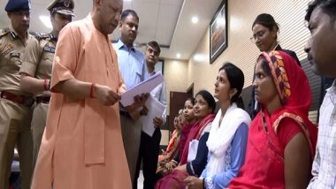 India News | Uttar Pradesh: CM Yogi Holds 'Janata Darshan' in Varanasi; Addresses Grievances of over 100 Kashi Residents