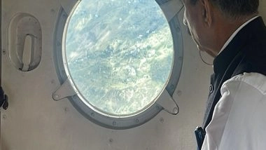India News | Himachal CM Conducts Aerial Survey of Disaster-affected Areas of Chamba and Kangra; Directs Officials to Expedite Relief and Rescue Ops