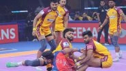 Sports News | PKL Season 12: Sumit, Gagan Gowda Shine as UP Yoddhas Take Down Telugu Titans 40-35 in Vizag