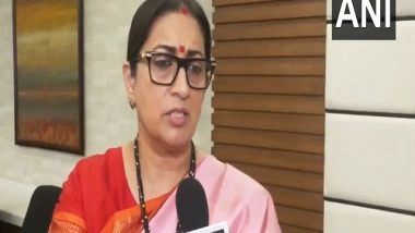 India News | Smriti Irani Strongly Condemns Derogatory Remarks Against PM Modi During Vote Adhikar Yatra