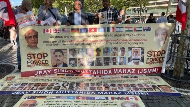 World News | JSMM Chairman Urges UN to Hold Pakistan Accountable for Enforced Disappearances in Sindh