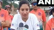 Sports News | BJP MP Poonamben Maadam Leads Cycle Rally in Jamnagar on Special National Sports Day Edition of Fit India Sundays on Cycle