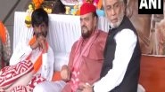 India News | Maratha Agitation: Abu Azmi Meets Activist Manoj Jarange Patil, Extends Solidarity