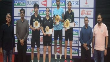 Sports News | Unseeded Indian Teens Vansh-Shravani and Aanya-Angela Win Doubles Gold at Yonex India Junior International Grand Prix
