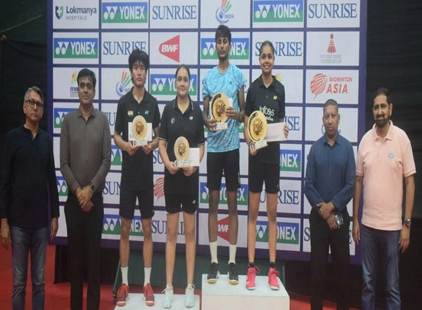 Sports News | Unseeded Indian Teens Vansh-Shravani and Aanya-Angela Win Doubles Gold at Yonex India Junior International Grand Prix